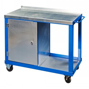 Mobile Tool Trolley With Cupboard
